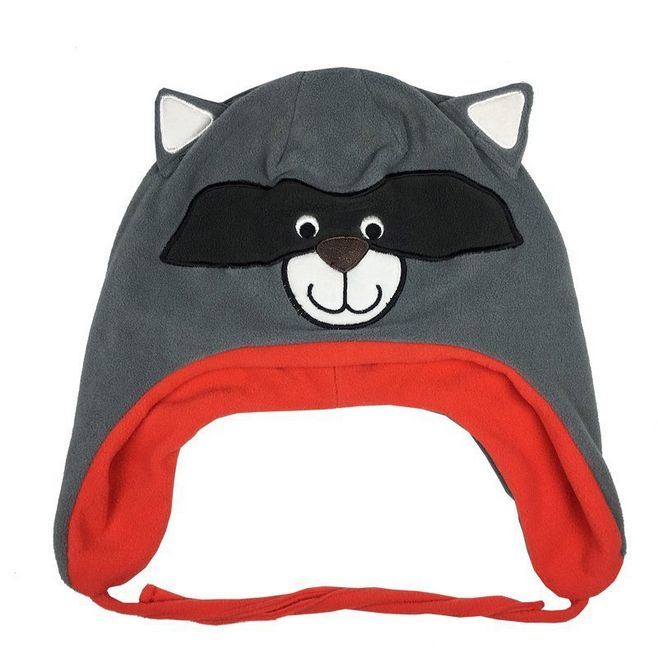 100% Polyester Embroidery Children Kids Animal Cute Winter Fleece Hat Beanie with Ear Flap