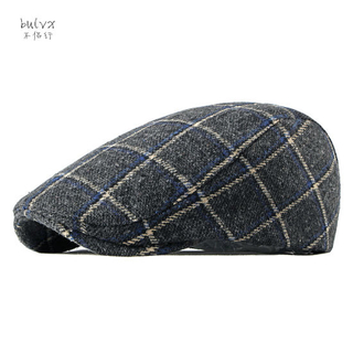 Winter Warm Traditional Newsboy IVY Striped Beret Woolen Hat