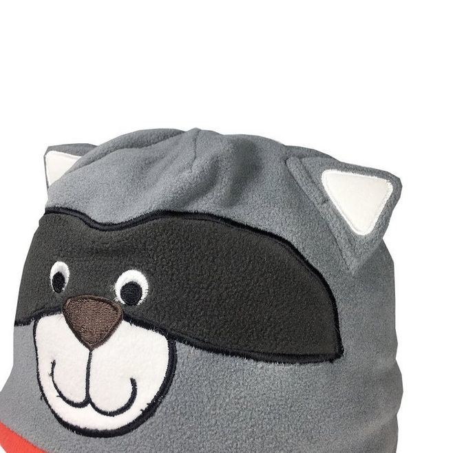 100% Polyester Embroidery Children Kids Animal Cute Winter Fleece Hat Beanie with Ear Flap