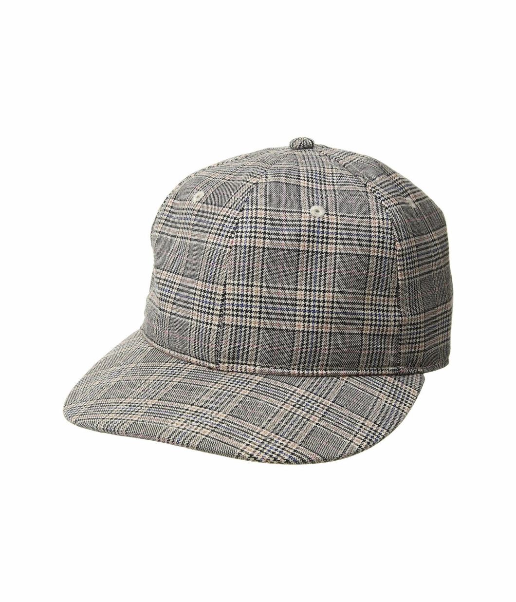 100% Cotton Traditional 6 Panel Flap Bill Adjustable Cap Men Baseball
