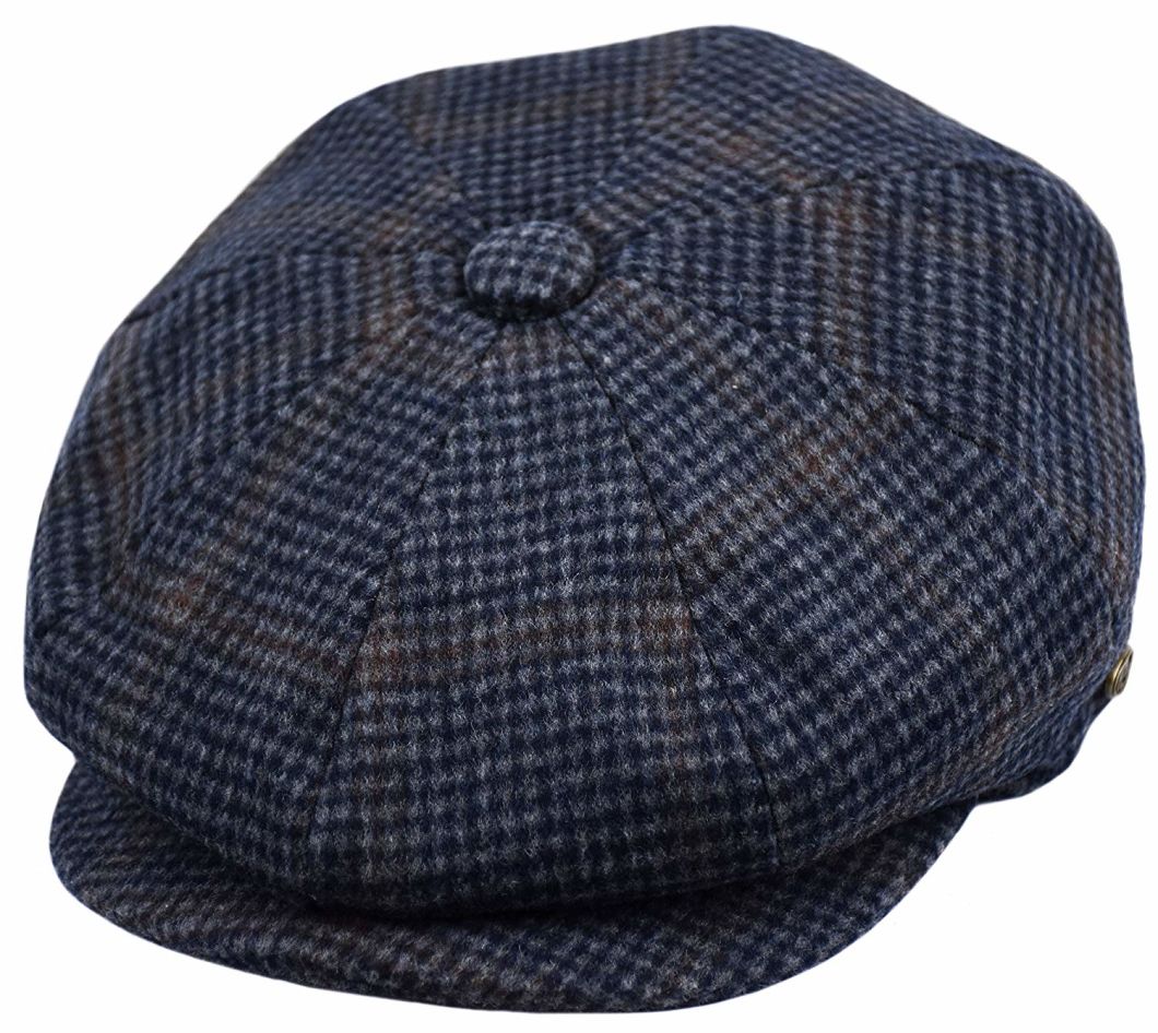 Custom Winter Wool Fashion Promotional Newsboy Beret Golf Cap Hat