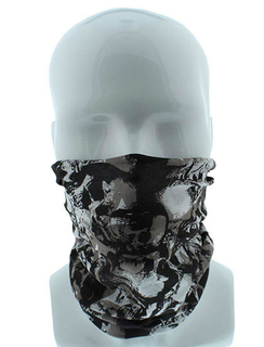 Custom Man Women Polyester Multifunctional Seamless Skull Tube Bandana