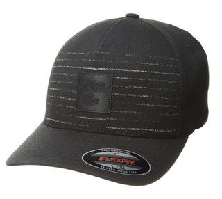 Custom 100% Cotton Curved Brim Patched Logo Baseball Cap Flexfit