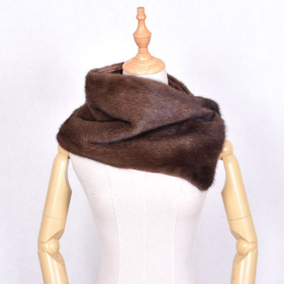 Wholesale Custom Winter Warm Fashion Soft Women Mink Fur Snood Snood Winter