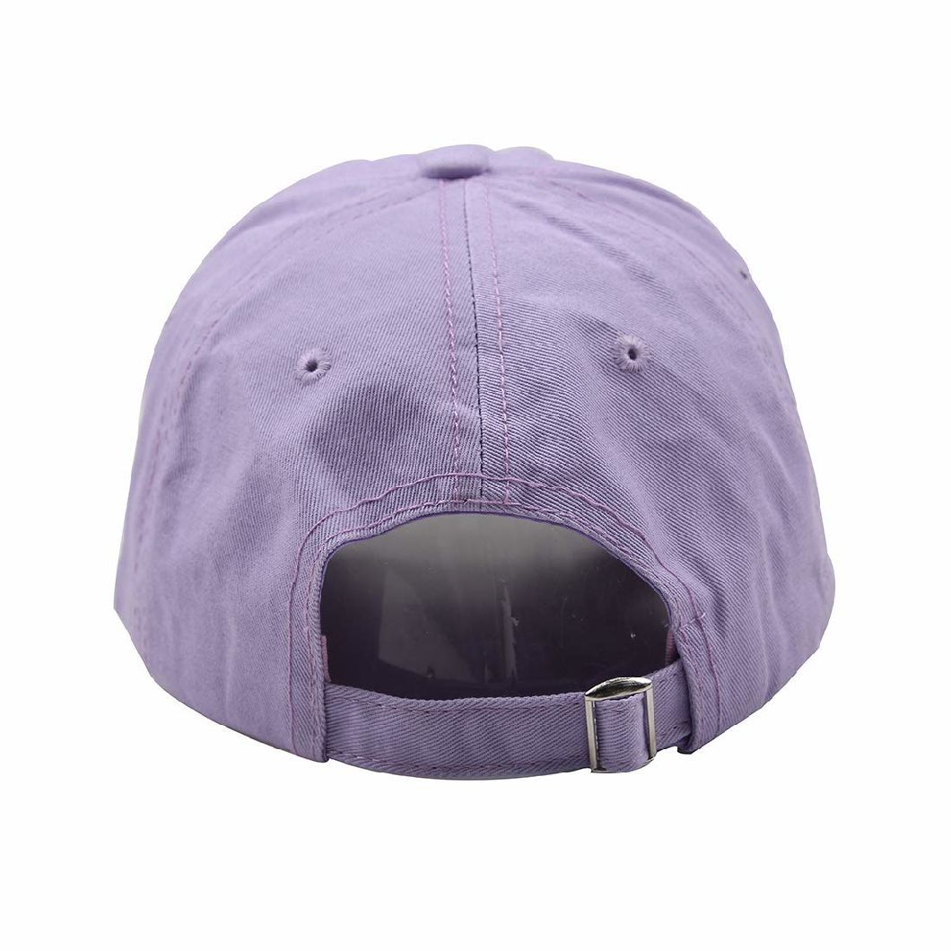 BSCI Audit Unisex Adjustable Embroidered Letter Washed Cotton Baseball Cap