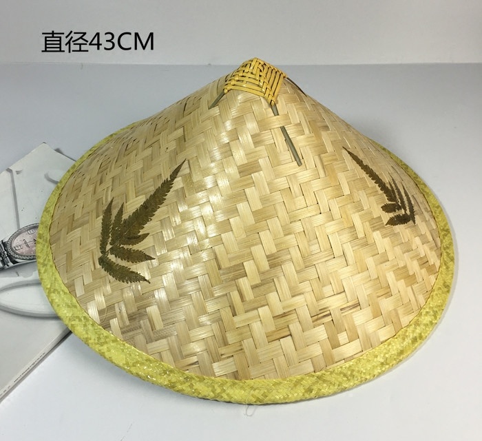 Chinese Oriental Straw Bamboo Sun Hat Farmer Fishing Vietnam Hat