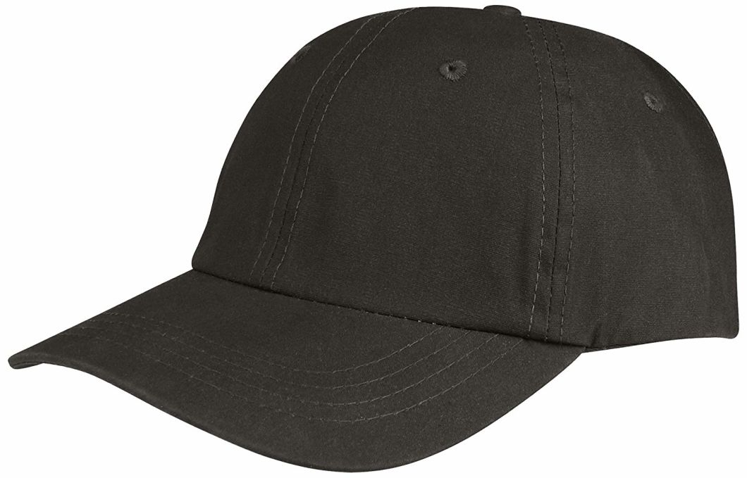 Custom Blank Unconstructed Baseball Cap Waxed Canvas Hat with Twill Sweatband