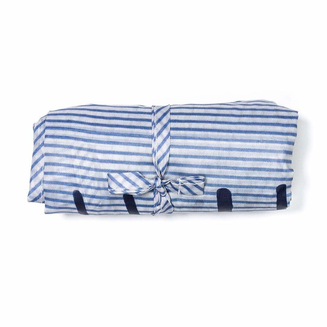 100% Certified Organic Cotton Canvas Bag for Lunch with Snap Closure Food-Safe Lining