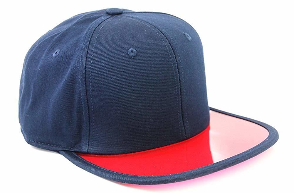 Adjustable UV Protection Brim Plain Snapback Transparent Baseball Cap