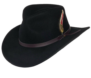 BSCI Audit Faux-Leather Durable Crushable Wool Jb Mauney Cowboy Hat