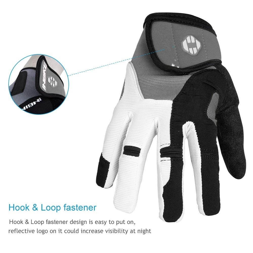 BSCI Audit Elastic Lycra Knitted Breathable Mesh Riding Cycling Gloves