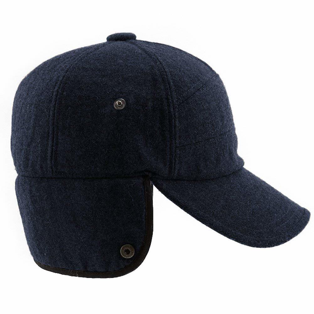 BSCI Audit Wholesale Wool Earflap Hunting Hat Fitted Soft Faux Fur Winter Baseball Cap