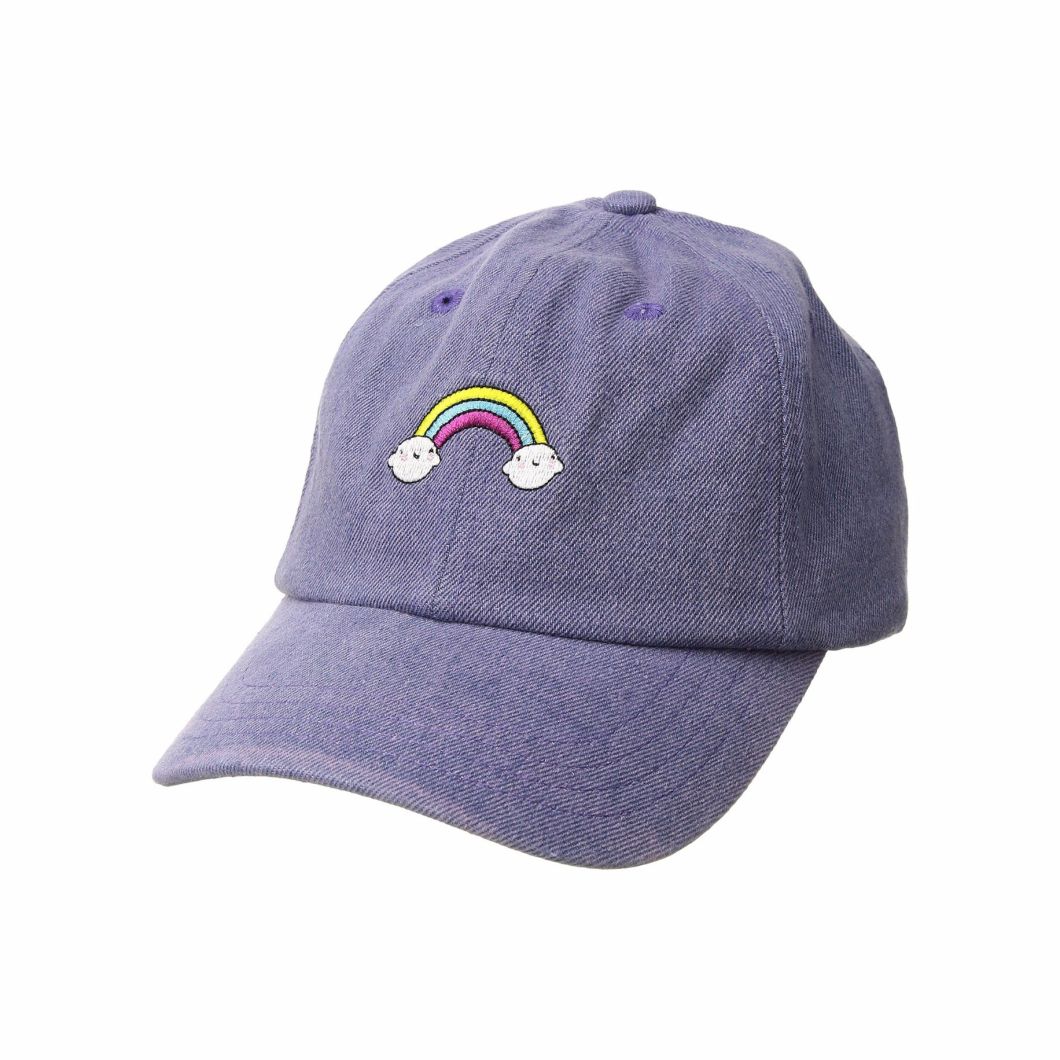 Adjustable 6 Panel Curved Brim Baseball Cap Customzied Embroidered Logo Dad Hat Cap