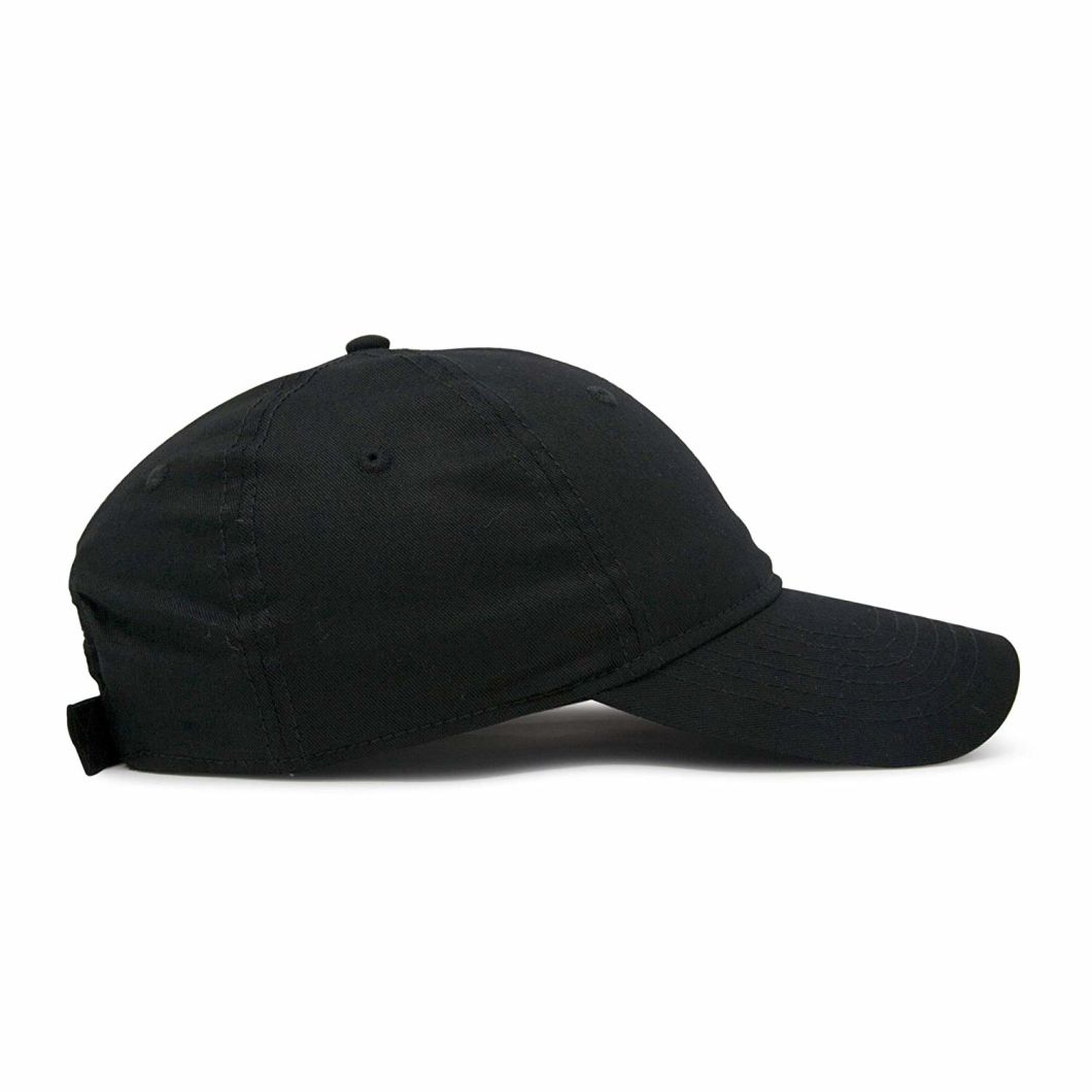 Custom 100% Cotton 6-Panel Low Crown Adjustable Baseball Cap Blank for Women