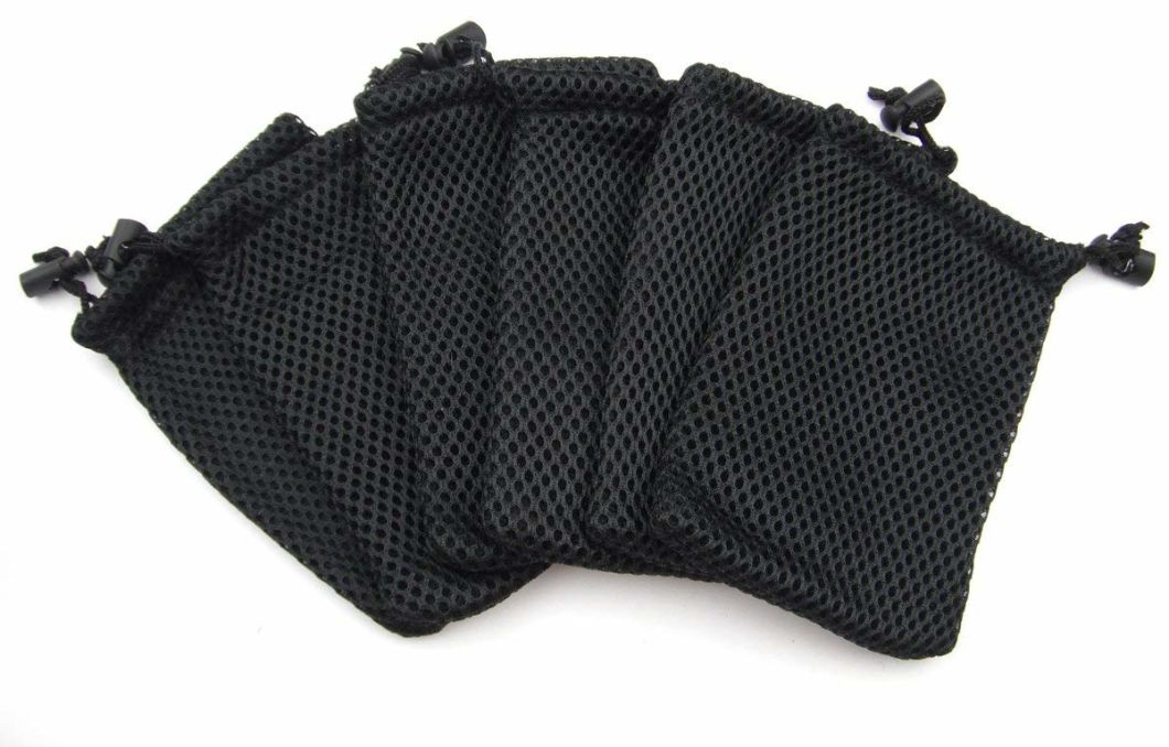 Sedex Audit Wholesale Nylon Gift Bag Small Drawstring Mesh Bag for Outdoor Small Equipments and Gifts