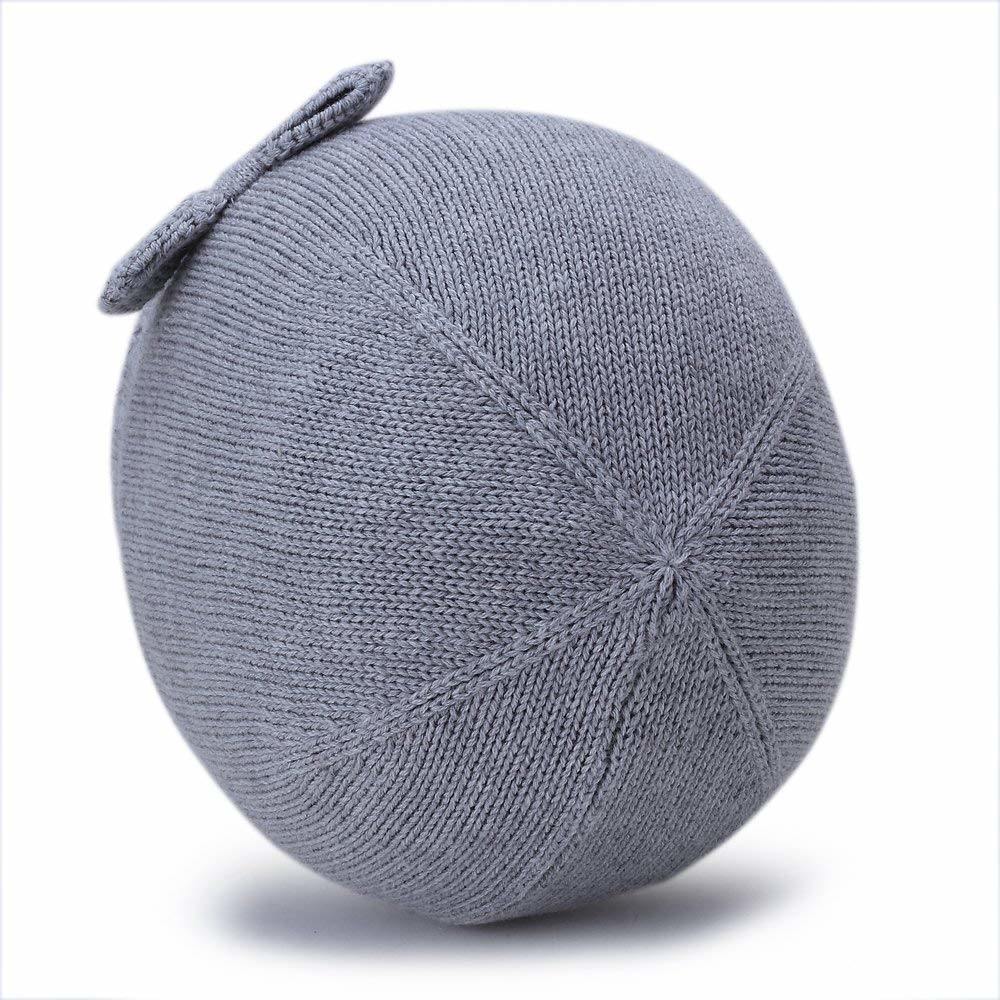 100% Cotton Toddler Soft Warm Beanie Bowknot Baby Knit Hat