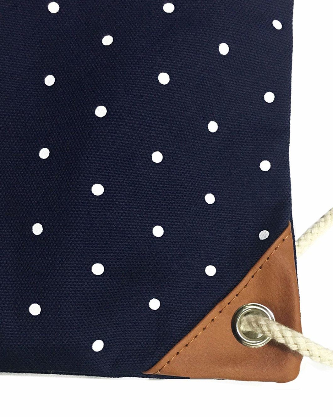 Custom Harajuku Style Man Women Printing Canvas Drawstring Bag with String Closure for School Sport Gym Streetball and Beach