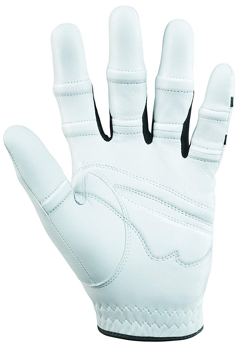 Custom Men's Stablegrip White Durable Genuine Cabretta Leather Golf Gloves
