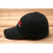 Promotional Embroidered Cotton 6-Panel Sports Denim Black Baseball Cap