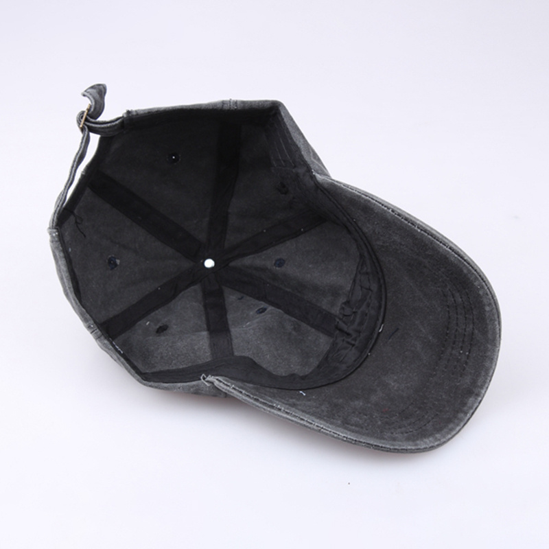 BSCI Audit 100% Cotton Plain Distressed Dyed Washed Baseball Cap