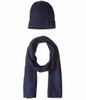 100% Acrylic Embroidered Beanie Knitted Warm Hat and Scarf Wholesale