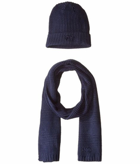 100% Acrylic Embroidered Beanie Knitted Warm Hat and Scarf Wholesale