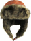 Winter Trooper Leather Trapper Hunting Hat Ushanka Fur Aviator Hat