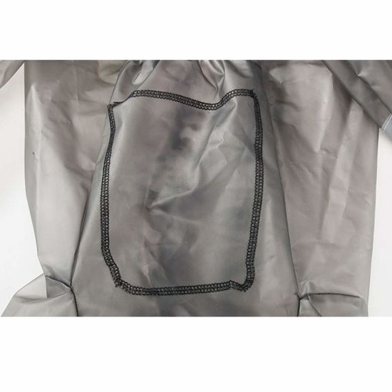 Dog Raincoat, Fashion Large Dog Waterproof Rainwear Rain Jacket Four-Legs Jumpsuit Hoodies Long Sleeves TPU Raincoat for Large Dogs