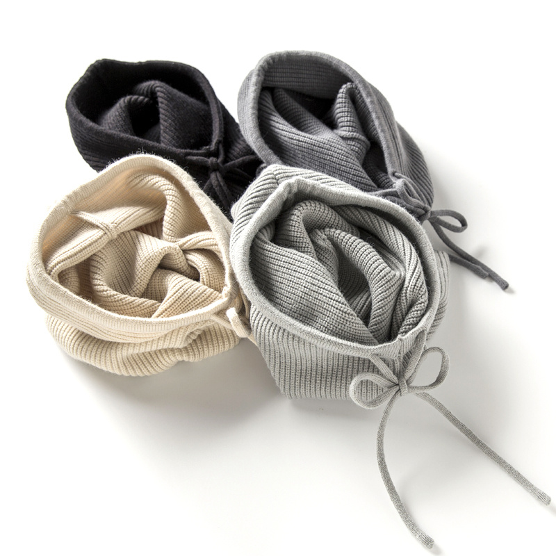 BSCI Audit Wholesale Custom Winter Wamr Man Women Coldproof Thick Added Knit Hat with Scarf