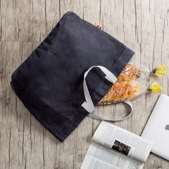 Sedex Audit 100% Waxed Canvas Durable Market Tote Large Travel Beach Shopping Gym School Bag for Man Women