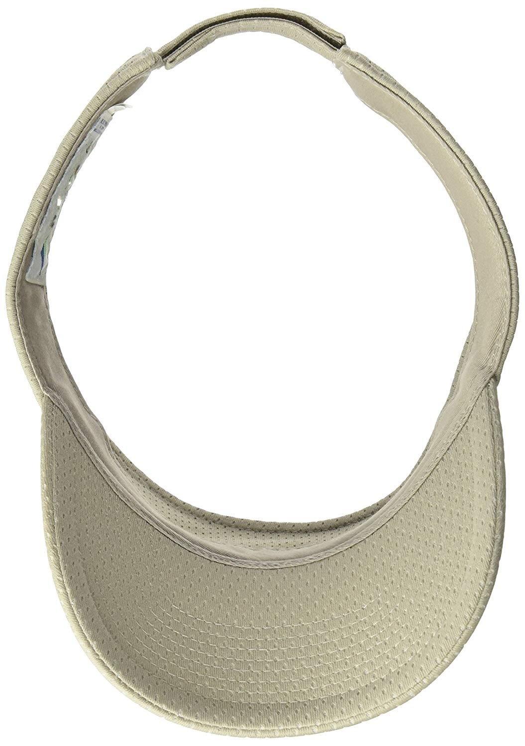 BSCI Audit 100% Polyester Visor with Sweatband Tricot Backing Three Panels