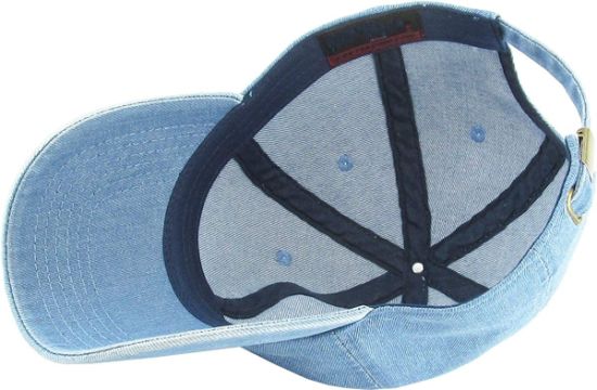 Custom Classic Polo Style Adjustable Cotton Baseball Plain Denim Cap