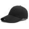 Wholesale 6 Panel Promotional Cotton Twill Black Custom Logo Design Sports Blank Baseball Cap
