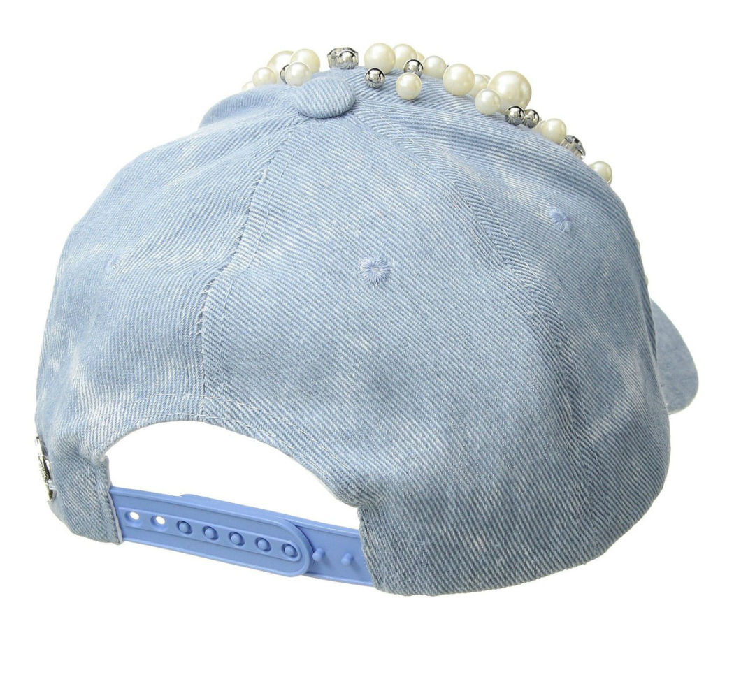 100% Cotton Women Twinkling Diamond Jewelry Pearl Sexi Hat