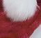 Christmas Comfort Double Liner Plush Red Velvet Santa Claus Hat