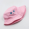 Foldable Summer Cartoon Bucket Reversible Embroidery Hat for Children