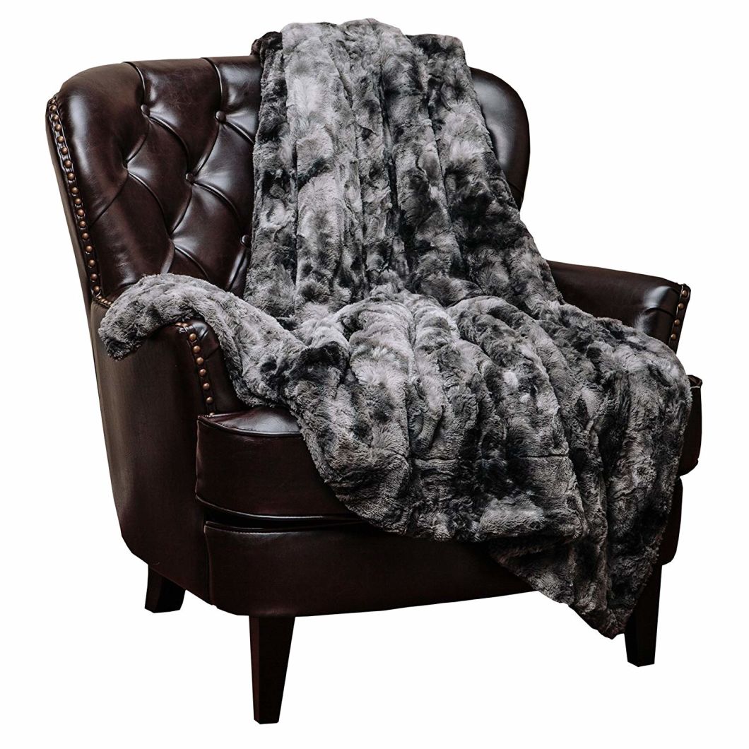 Winter Fur Soft Fuzzy Luxurious Cozy Warm Throw Plush Blanket