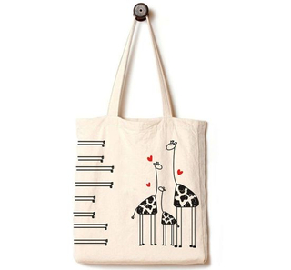 100% Cotton Elegant Durable Heavy Duty Tote Canvas Shopping Bag