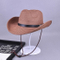 Summer Sun Hat with String Cheap Paper Straw Cowboy Hats for Men