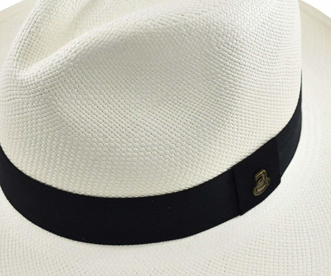 BSCI Audit Custom Classic Summer Beach Fedora Soft Straw Panama Hat Ecuador