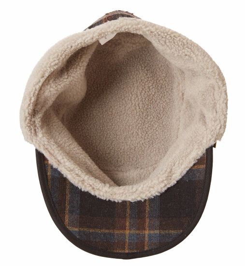 BSCI Audit Wool Polyester Fleece Cap Winter with Flip-up Contoured Earflaps