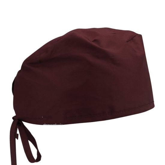 Wholesale Easy Adjustment 100% Cotton Unisex Scrub Cap with Cord Lock