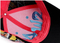 Wholesale 6-Panel Red Stylish 3D Embroidery Baseball Cap