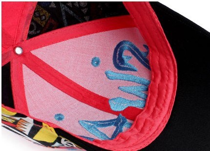 Wholesale 6-Panel Red Stylish 3D Embroidery Baseball Cap