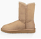New Arrival Fashion Style Warm Decorative Buttons Women Fur Boots for Winter
