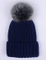 Winter Warm Beanie Knitted POM POM Hat Fur for Women