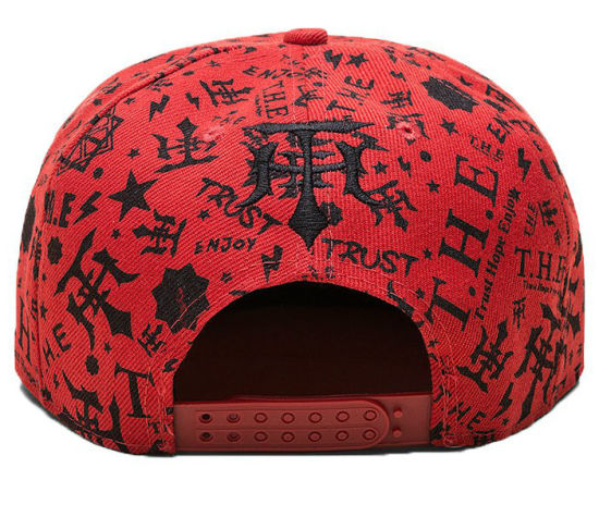 Promotional 3D Embroidery Print Sports Fashion Hip-Hop Snapback Hat Cap