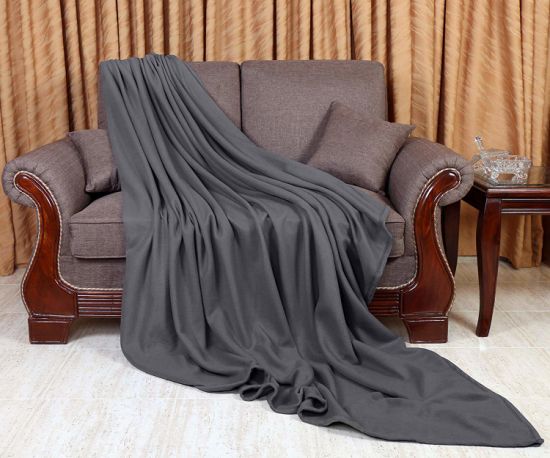 100% Polyester Super Soft Brushed Durable Polar Fleece Blanket