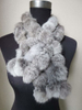 BSCI Audit Winter Warm Fur Scarf Real Rabbit Fur Scarf