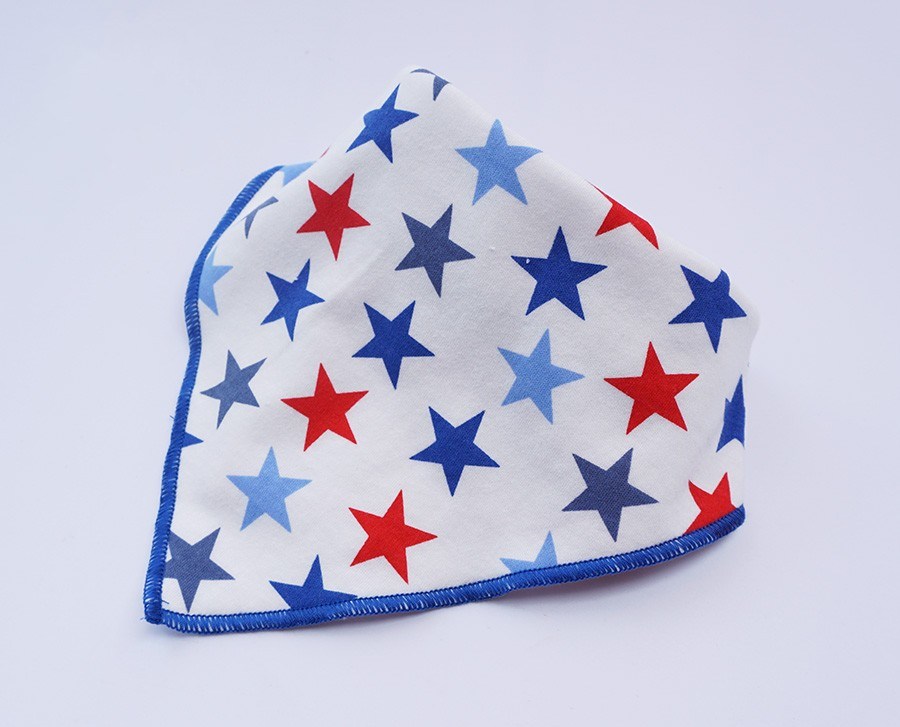 Custom Triangle Cotton Muslin Wholesale Print Organic Disposable Baby Bibs